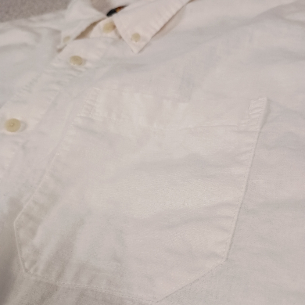 Route 66 XL Linen Button Down Mens‎ Shirt - Picture 6 of 11
